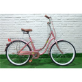 Women Lady vintage bicycle fashion antique bikes pink bike with city bike